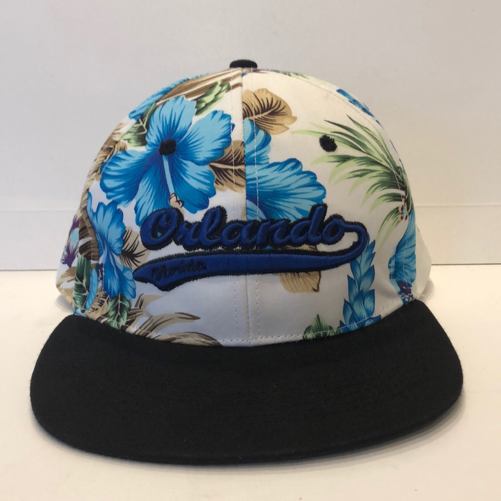 Orlando Florida Hawaiian Lucky 7 Snap Back Hat